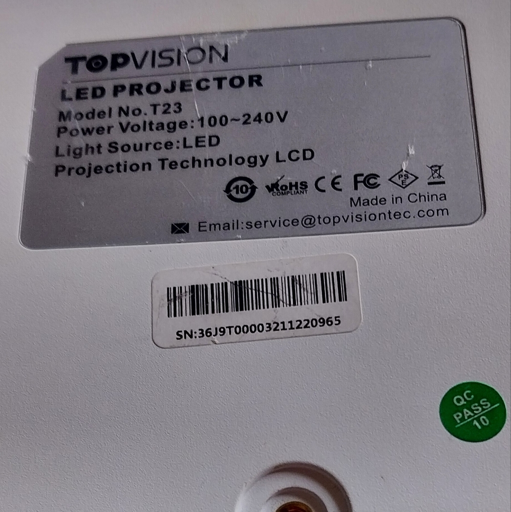 Topvision projector - Picture 2 of 5
